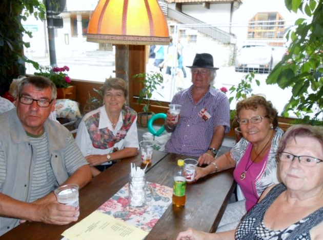 Excursion pour les sinistrés de Kössen le 7 juillet 2013